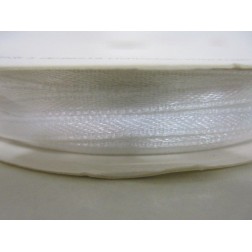 Cinta satén blanco 3mm. 1 metro