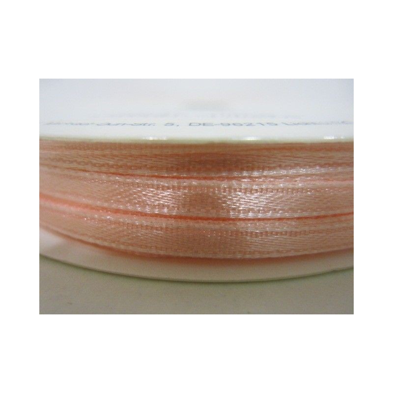 Cinta satén albaricoque 3mm. 1 metro