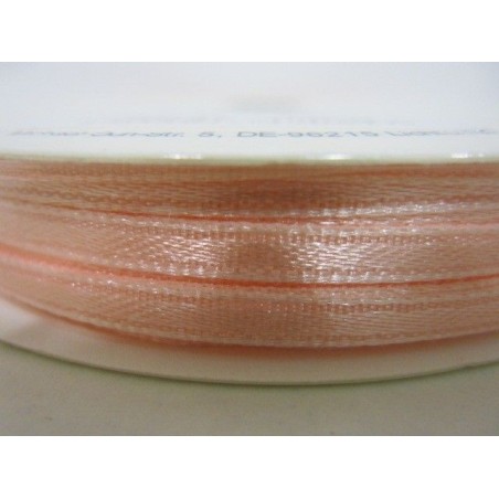 Cinta satén albaricoque 3mm. 1 metro
