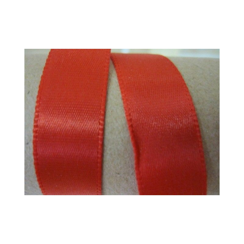 Cinta satén rojo 12mm. 1metro