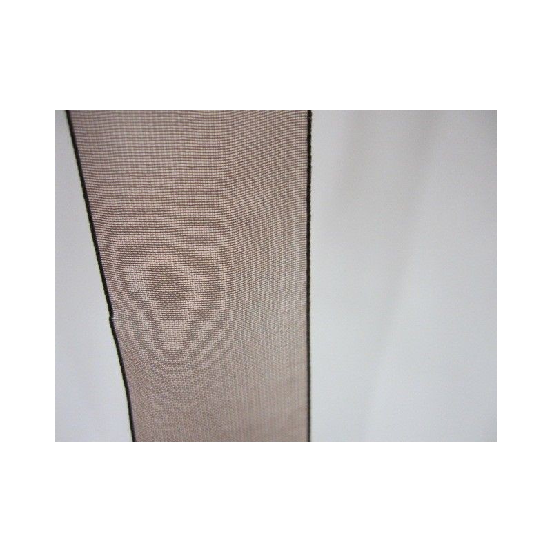 Lazo organza marrón oscuro 27mm. 1 metro