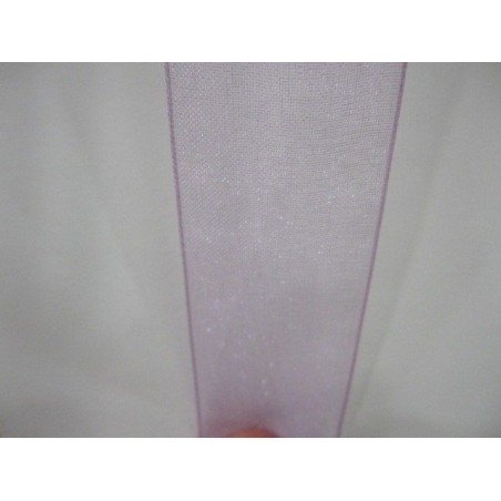 Lazo organza lila 27mm. 1 metro