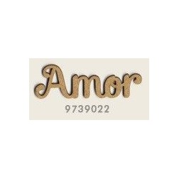 Amor. Palabra decorativa de madera | L'aura Bella