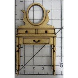 Decoraciones, Secreter con espejo. Madera |L' aura Bella