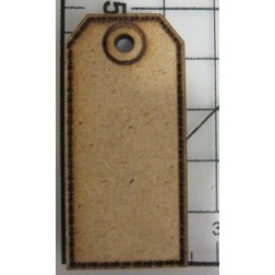 Tarjeta pequeña. Silueta decorativa de madera, | L'aura Bella