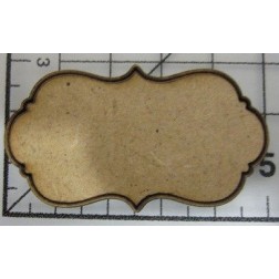 Decoraciones, Formas filigranas y palabras, Etiqueta pequeña.