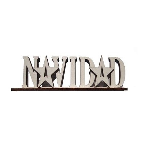 Letras Navidad riel 29x10 cm