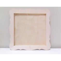 Marco vitrina ondulada 30x30cm. Dayka Trade