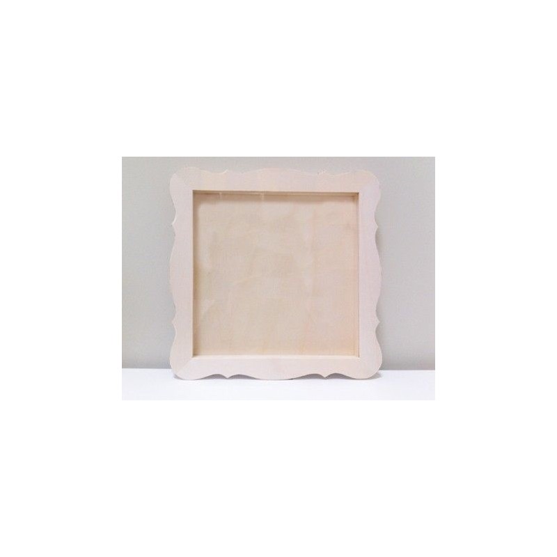 Marco vitrina ondulada 30x30cm. Dayka Trade