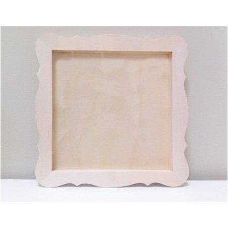 Marco vitrina ondulada 30x30cm