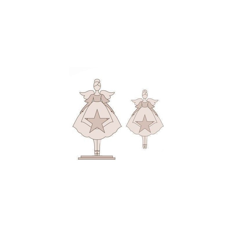 Angelita moño y estrella. Dayka Trade