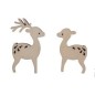 Set dos cervatillos 8,5x5,5 cm