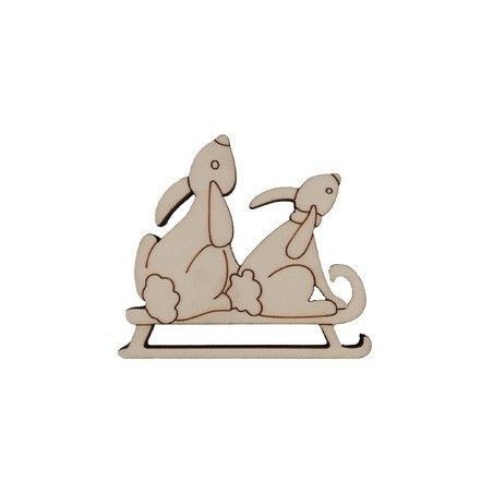 Conejos en trineo