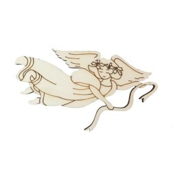 Ángel en madera de chopo. Dayka Trade