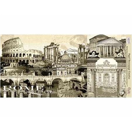 Papel Decoupage. Roma,  medida 64x32