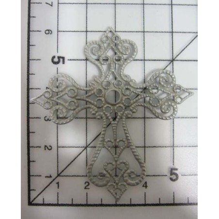 Decoración metal plateada scrapbooking. Fabscraps FB4 | L'aura Bella