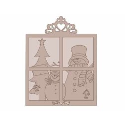 Conjunto ventana Navidad. Dayka Trade