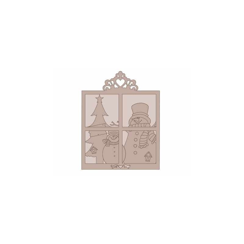 Conjunto ventana Navidad. Dayka Trade