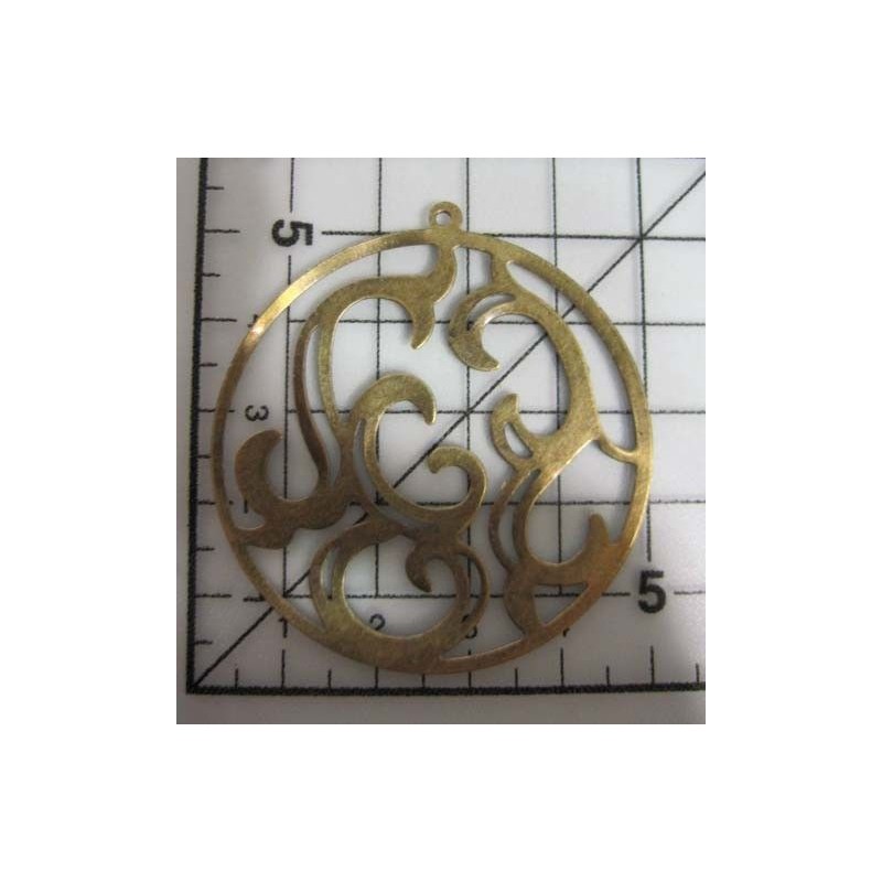 Decoración de metal dorada scrapbooking. Fabscraps FB9 | L'aura Bella