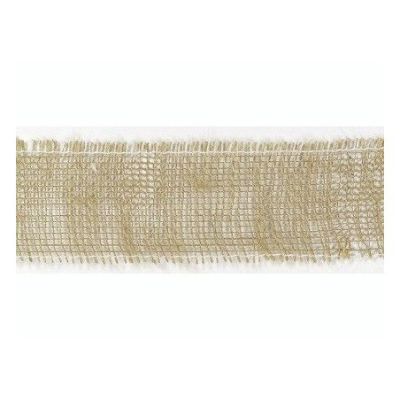 Yute natural. 70mm. 1 metro