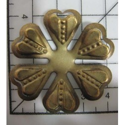 Decoración de metal dorada scrapbooking. Fabscraps FB10 | L'aura Bella