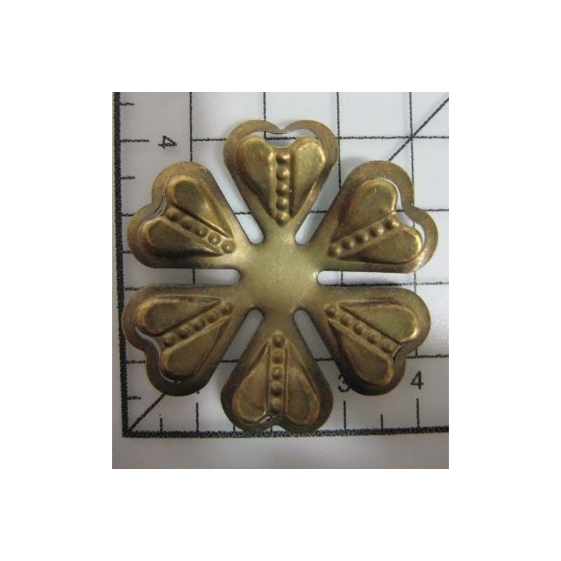 Decoración de metal dorada scrapbooking. Fabscraps FB10 | L'aura Bella