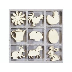 9 decoraciones madera. Temática granja 2