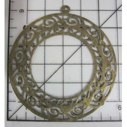 Decoración de metal dorada scrapbooking. Fabscraps FB12 | L'aura Bella