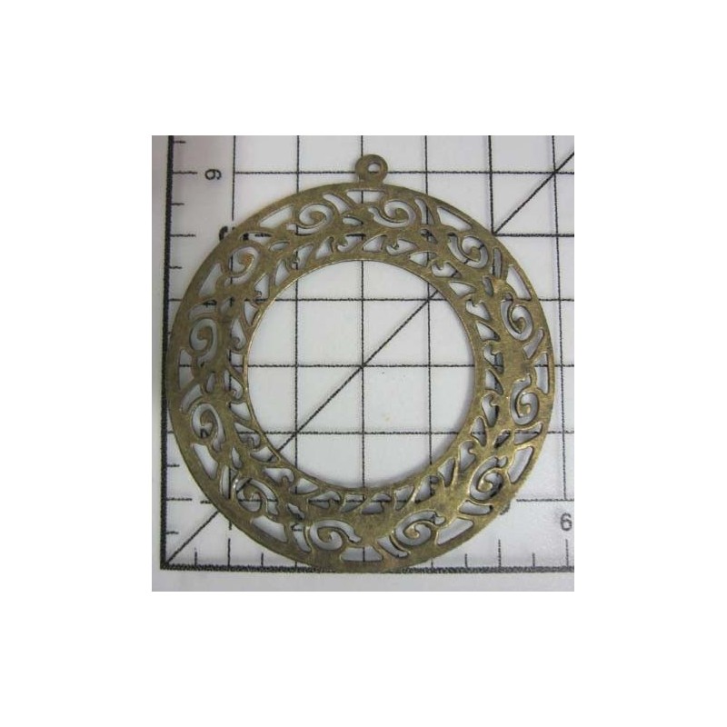 Decoración de metal dorada scrapbooking. Fabscraps FB12 | L'aura Bella