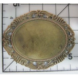 Decoración de metal dorada scrapbooking. Fabscraps FB17 | L'aura Bella