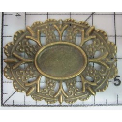 Decoración de metal dorada scrapbooking. Fabscraps FB19 | L'aura Bella