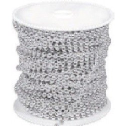 Cadena decorativa, 3 mm ø. Plata. 1metro