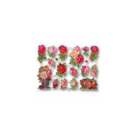 Precortados. Rosa noble 24 x 17 cm 3 hojas