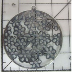 Decoración metal plateada scrapbooking. Fabscraps FB20 | L'aura Bella