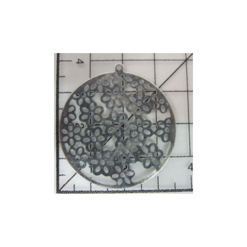 Decoración metal plateada scrapbooking. Fabscraps FB20 | L'aura Bella