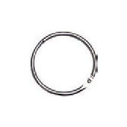 Anillas de metal, 38 mm ø inner diameter, tab-bag 8 pc