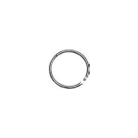 Anillas de metal, 38 mm ø inner diameter, tab-bag 8 pc