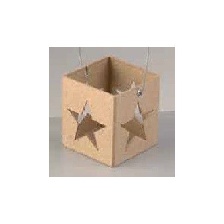 Linterna estrella para vela 7 x 7 x 7,5 cm