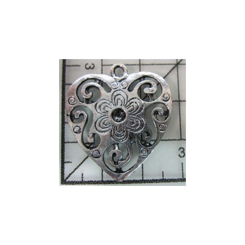 Decoración metal plateada scrapbooking. Fabscraps FB25 | L'aura Bella