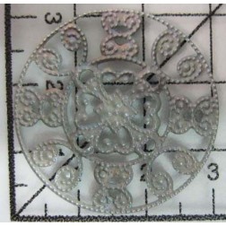 Decoración metal plateada scrapbooking. Fabscraps FB27 | L'aura Bella