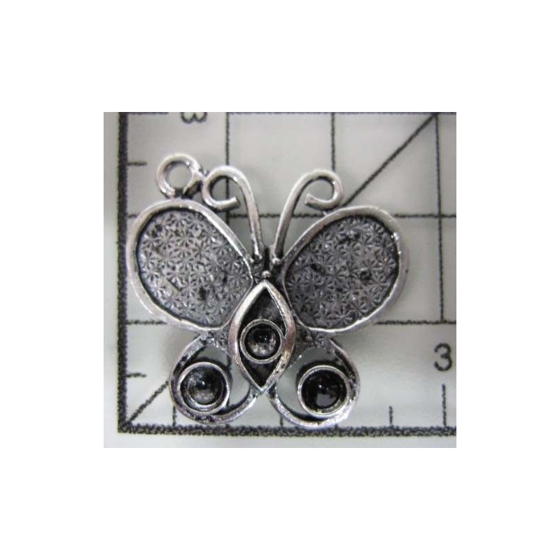 Decoración metal plateada scrapbooking. Fabscraps FB30 | L'aura Bella