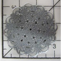 Decoración metal plateada scrapbooking. Fabscraps FB31 | L'aura Bella