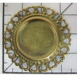 Decoración metal plateada scrapbooking. Fabscraps FB32 | L'aura Bella