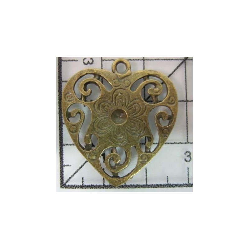 Decoración de metal dorada scrapbooking. Fabscraps FB33 | L'aura Bella