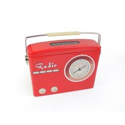 Radio roja. Silver Crane. Regalo