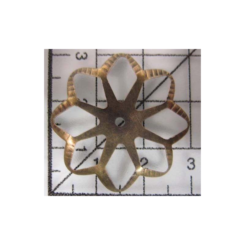 Decoración de metal dorada scrapbooking. Fabscraps FB37 | L'aura Bella