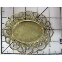 Decoración de metal dorada scrapbooking. Fabscraps FB39 | L'aura Bella