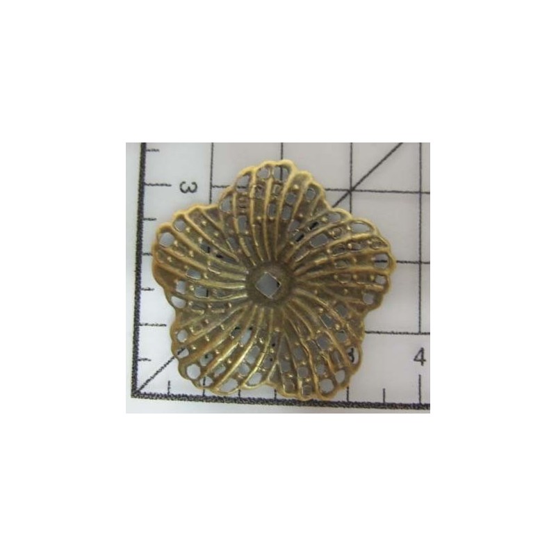 Decoración de metal dorada scrapbooking. Fabscraps FB40 | L'aura Bella