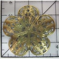 Decoración de metal dorada scrapbooking. Fabscraps FB41 | L'aura Bella