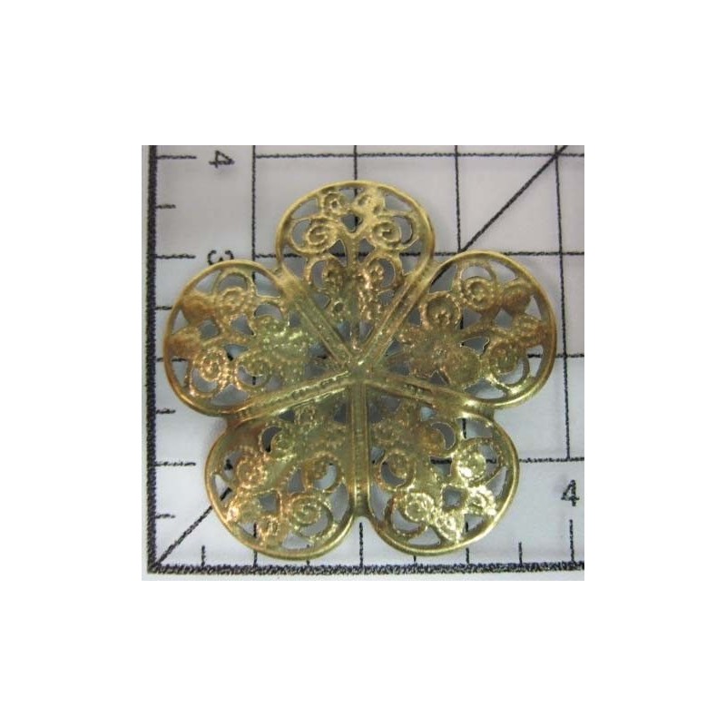 Decoración de metal dorada scrapbooking. Fabscraps FB41 | L'aura Bella